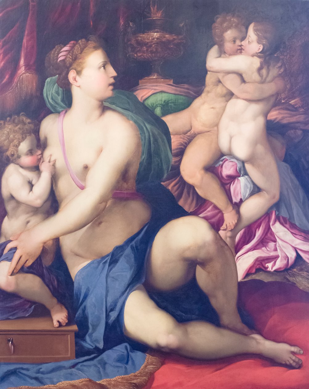 Allegori om næstekærlighed af Francesco de Rossi Salviati Cecchino