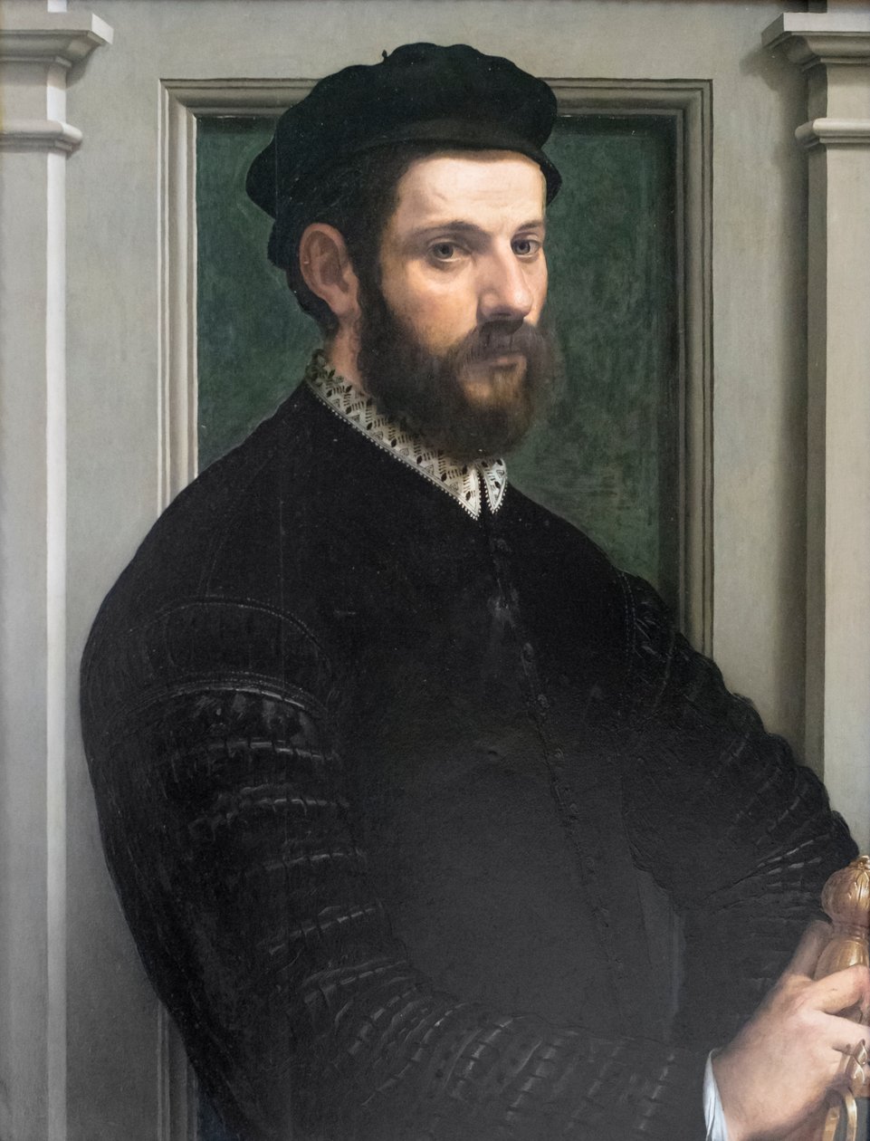 Portræt af en herre af Francesco de Rossi Salviati Cecchino