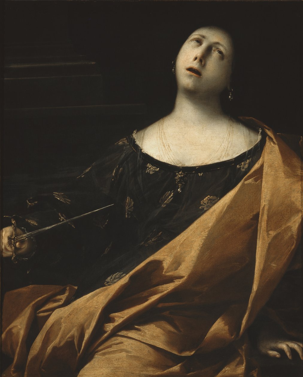 Lucretias død, 1633-35 af Francesco del Cairo