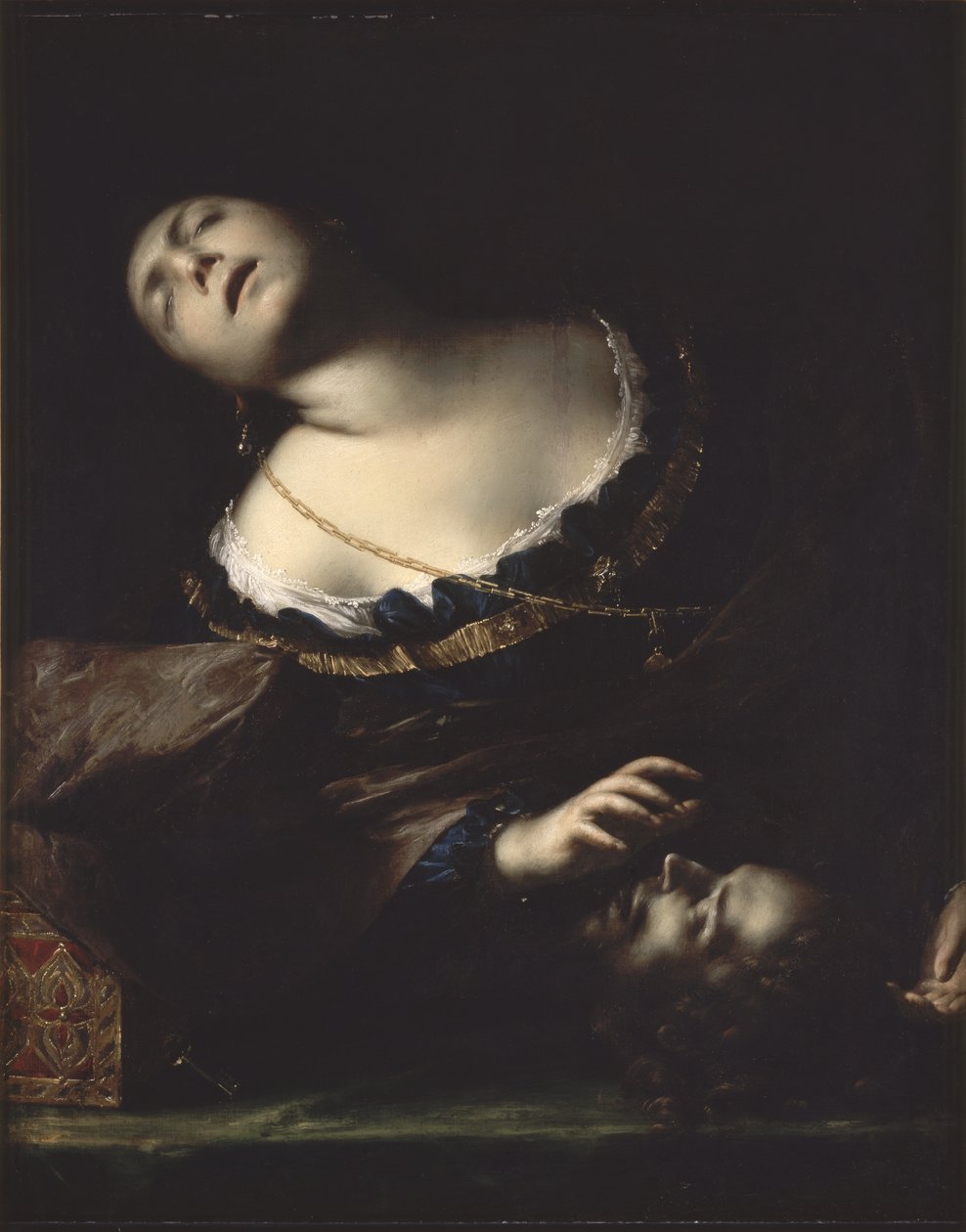 Herodias med døberens hoved, 1633-35 af Francesco del Cairo