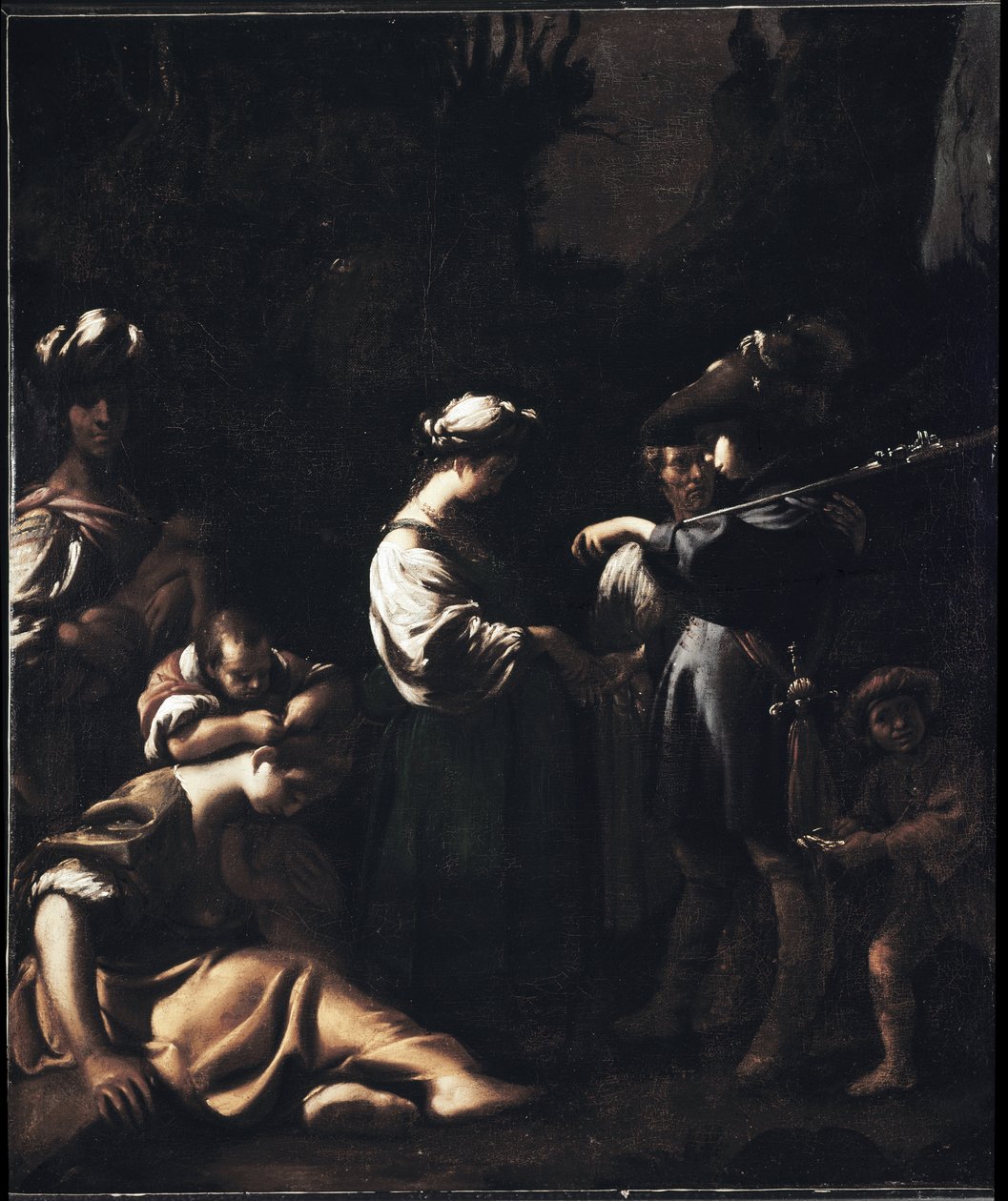 Det glade eventyr (olie på lærred af Francesco del Cairo