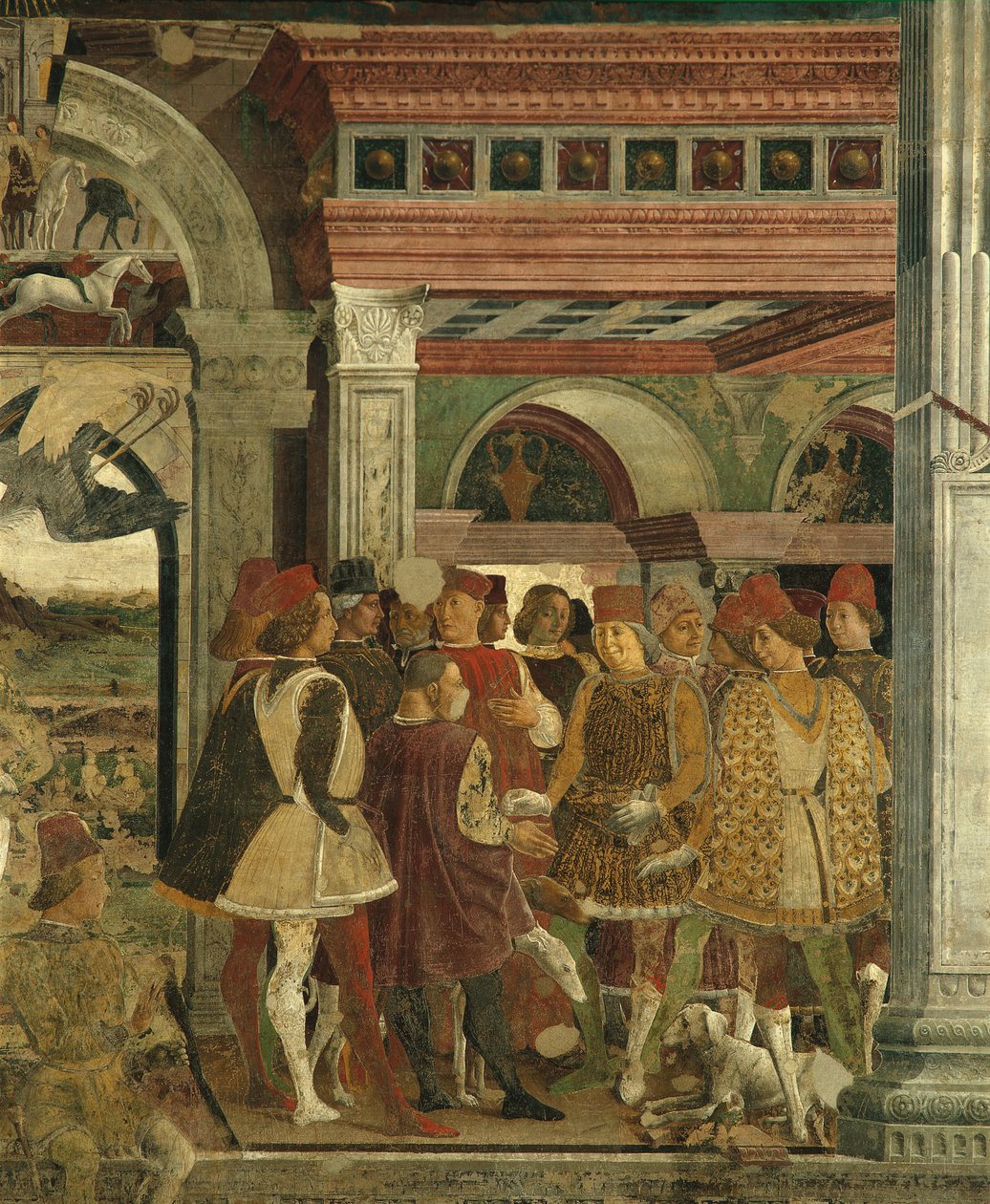Allegori over april: Jagtkonkurrencer, Borso d