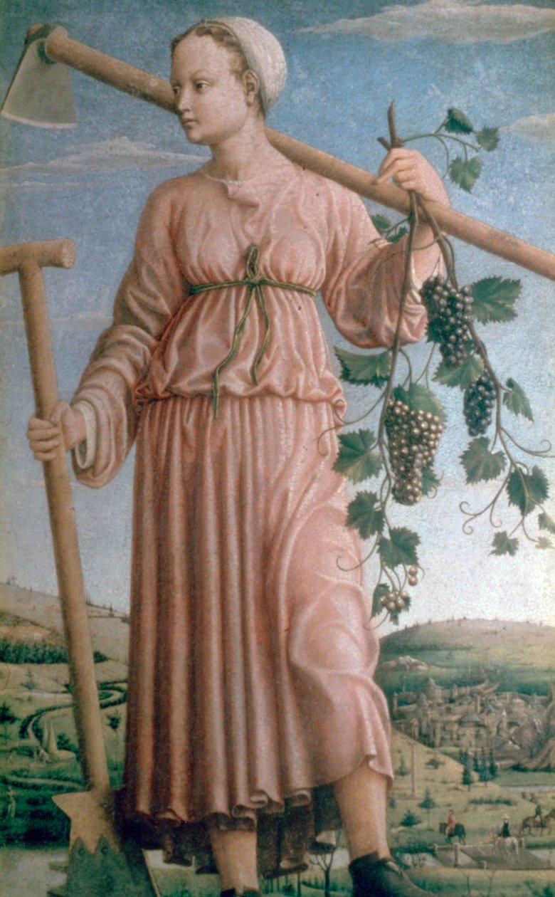 Allegori om efteråret, 1400-tallet af Francesco del Cossa