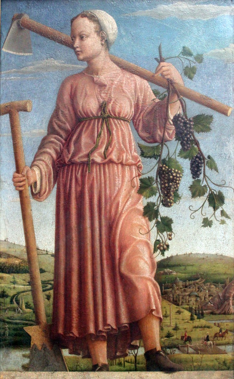 Polyhymnia, den hellige poesis muse af Francesco del Cossa