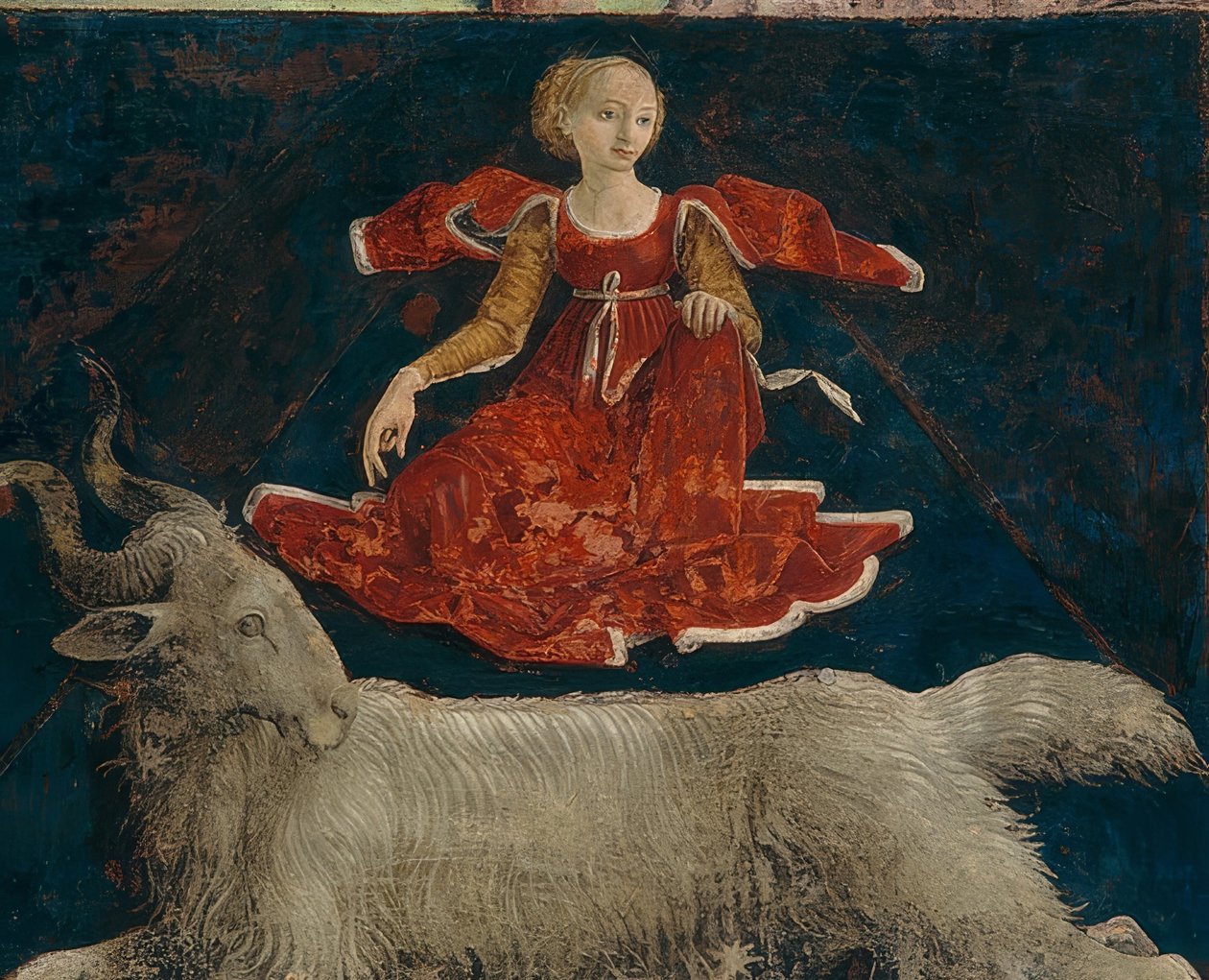 Vædderen, stjernetegn i marts måned. 1469/70 af Francesco del Cossa