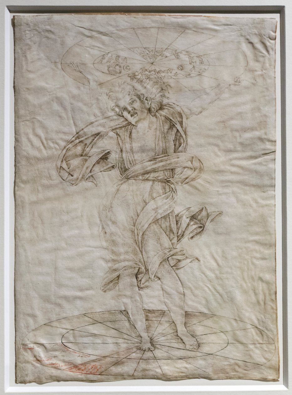Atlas, ca. 1472-74 (pen på pergament) af Francesco di Giorgio Martini