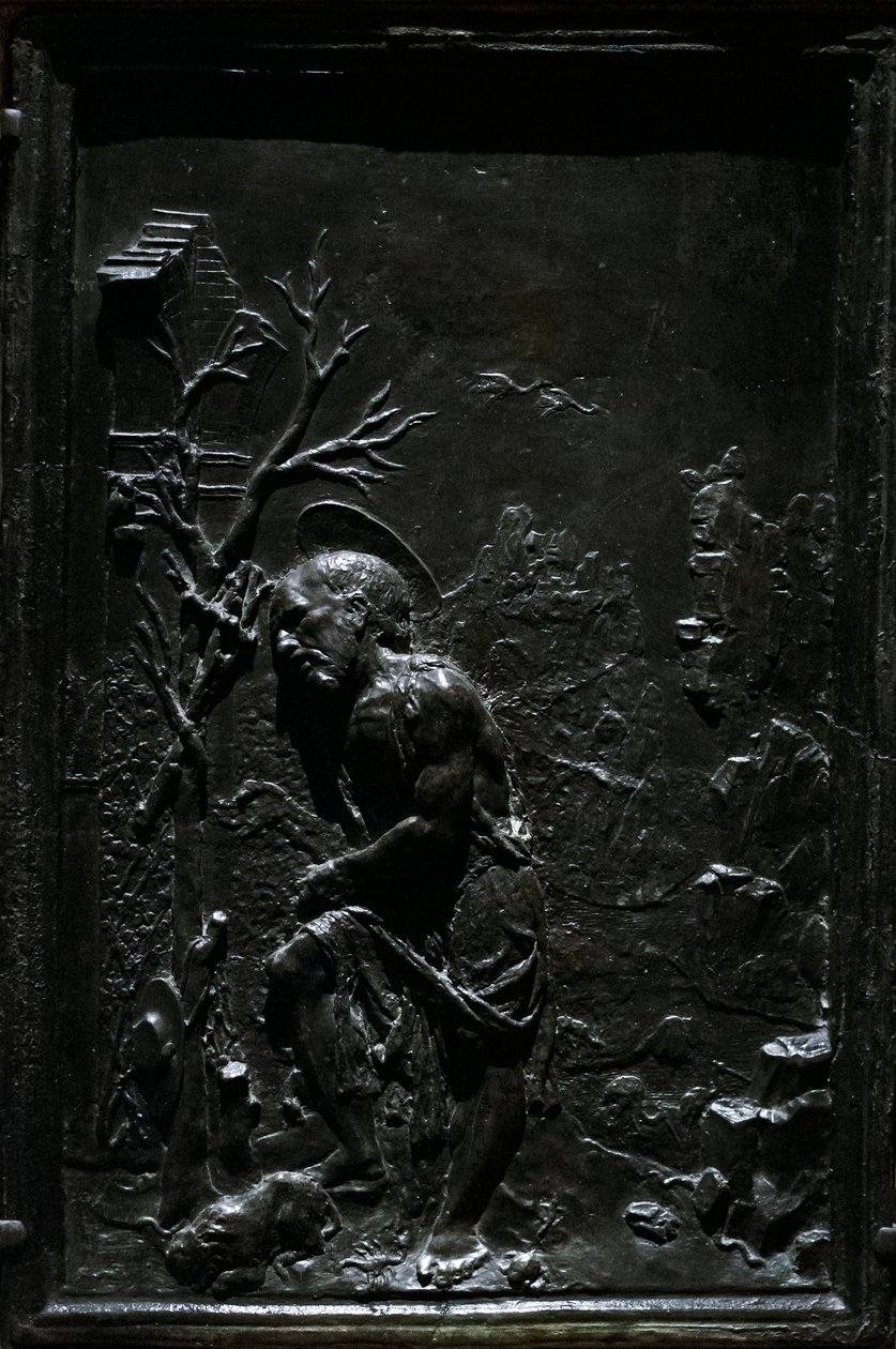 Saint Jerome Penitent, ca. 1470-75 (patineret bronze) af Francesco di Giorgio Martini