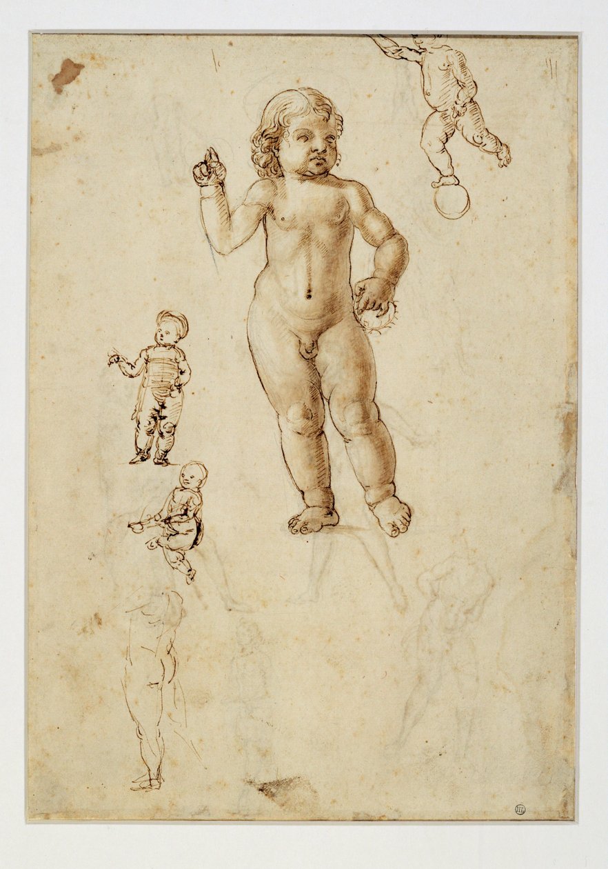 Fem undersøgelser af børn ... af Francesco di Simone (attr. to)