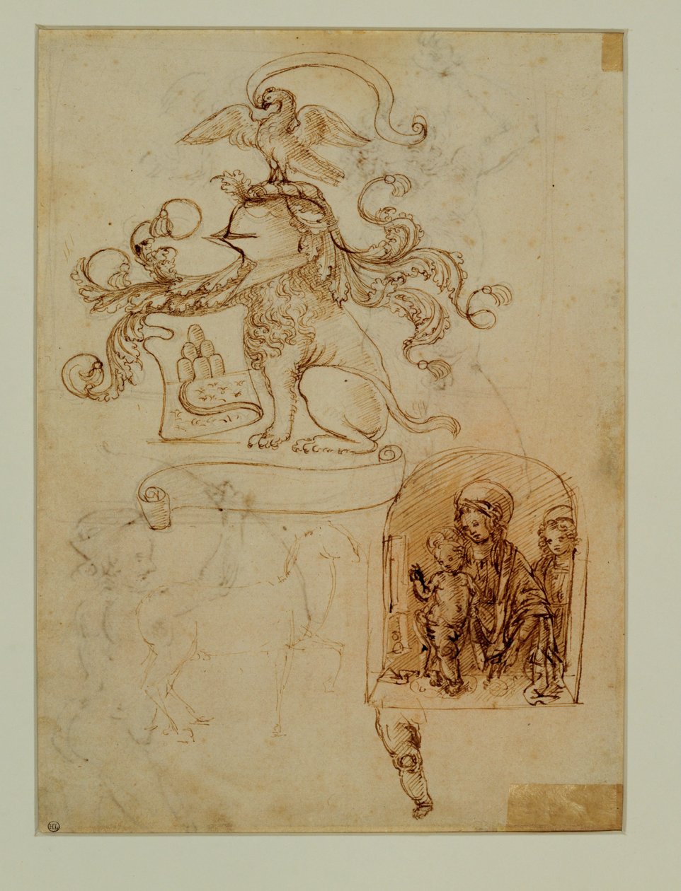 Heraldiske elementer ... af Francesco di Simone (attr. to)