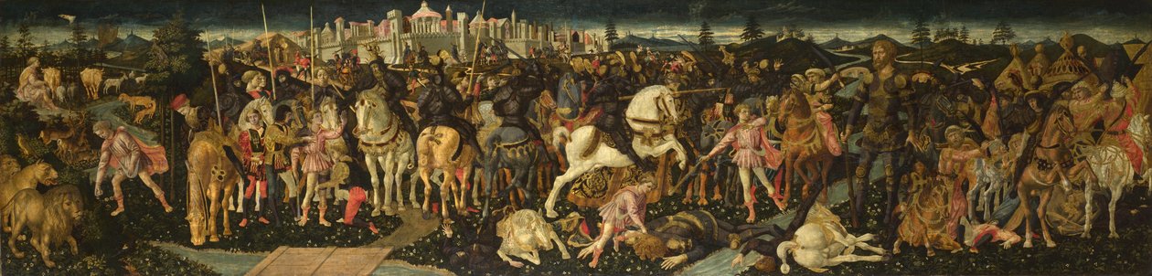 Historien om David og Goliat, ca. 1450 af Francesco di Stefano Pesellino