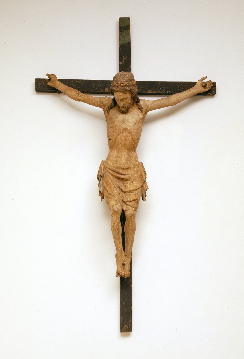 Corpus of Christ, 140010 (pil med polykrom dekoration) af Francesco di Valdambrino
