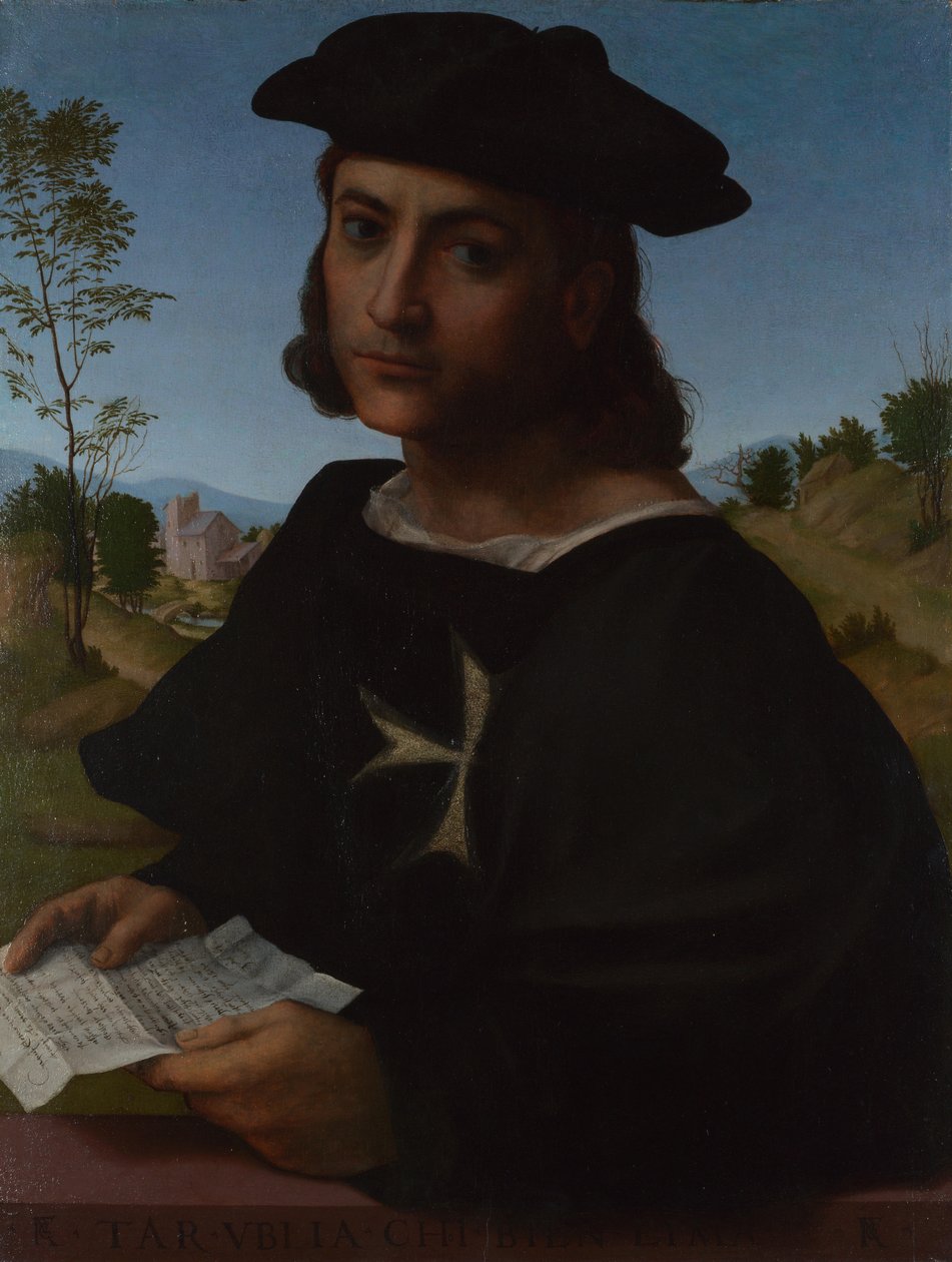 Portræt af en ridder af Rhodos, 1514 af Francesco di Cristofano Franciabigio
