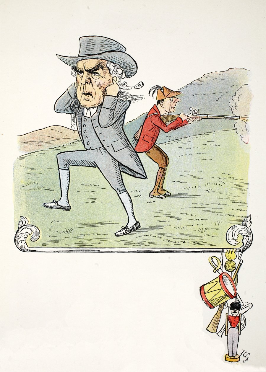 A Queer C, illustration fra The Struwwelpeter Alphabet, vers af Harold Begbie (1871-1929) af Francis Carruthers Gould