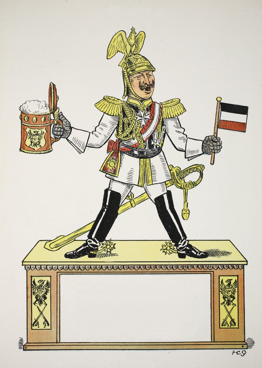 The Top G, illustration fra The Struwwelpeter Alphabet, vers af Harold Begbie (1871–1929) af Francis Carruthers Gould