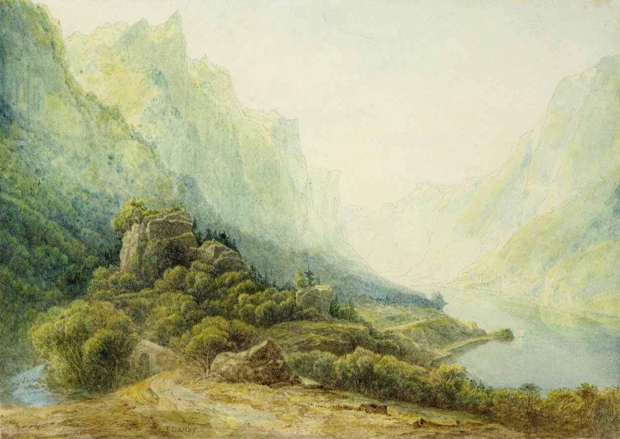 En norsk fjord af Francis Danby