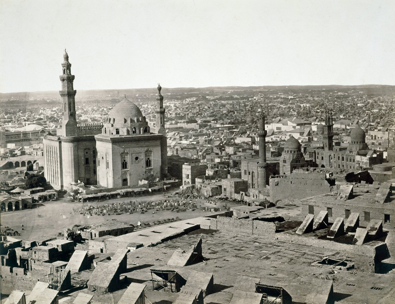 Cairo, fra Citadellet, ca. 1856-58 (albumin print) (se også 170813) af Francis Frith