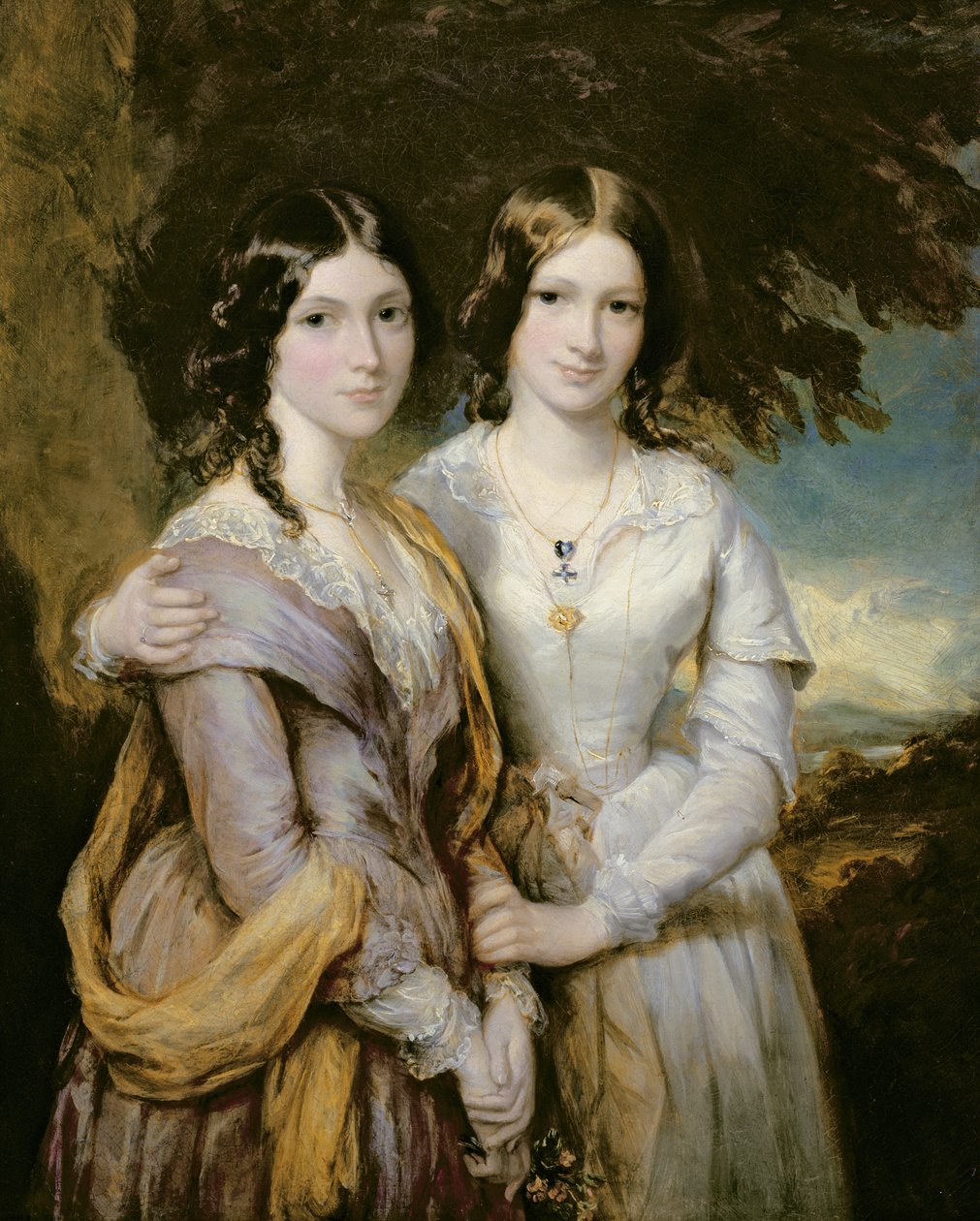 Annabella, Lady Lamington og Frederica, grevinde af Scarbrough, døtre af Andrew Robert Drummond af Francis Grant