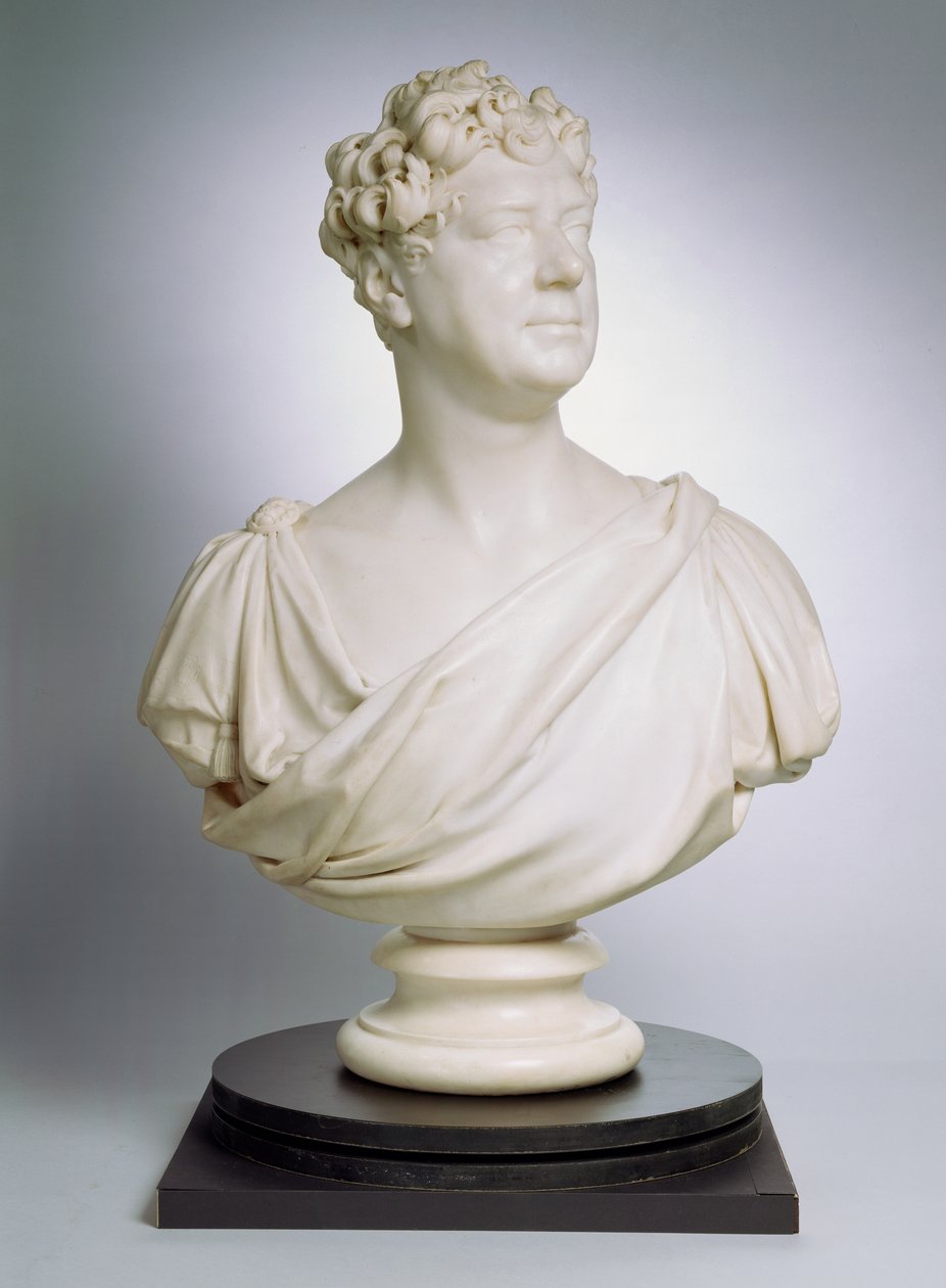 George IV (1762-1830) 1827 (marmor) af Francis Legatt Chantrey