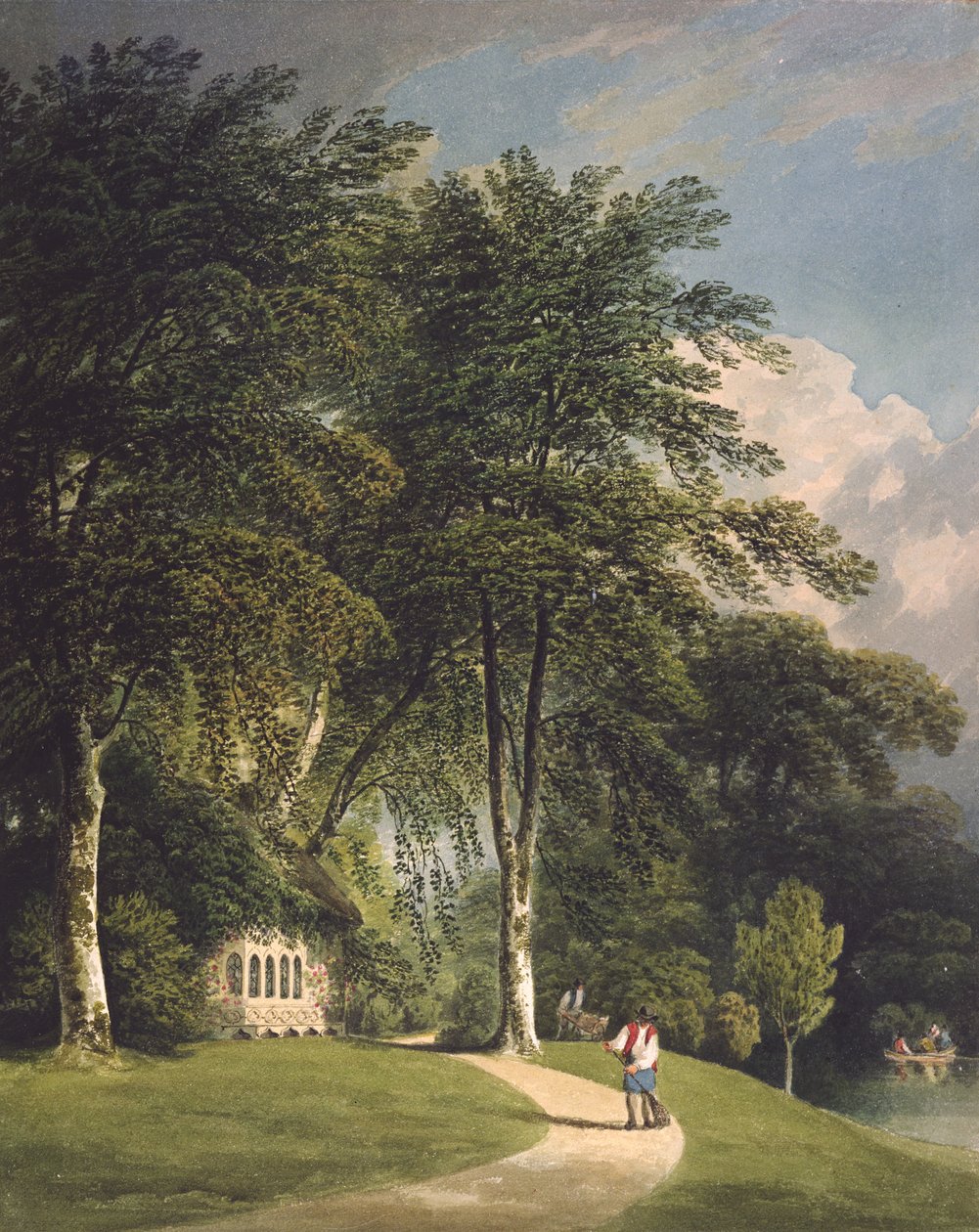 Stourhead, Wilts af Francis Nicholson