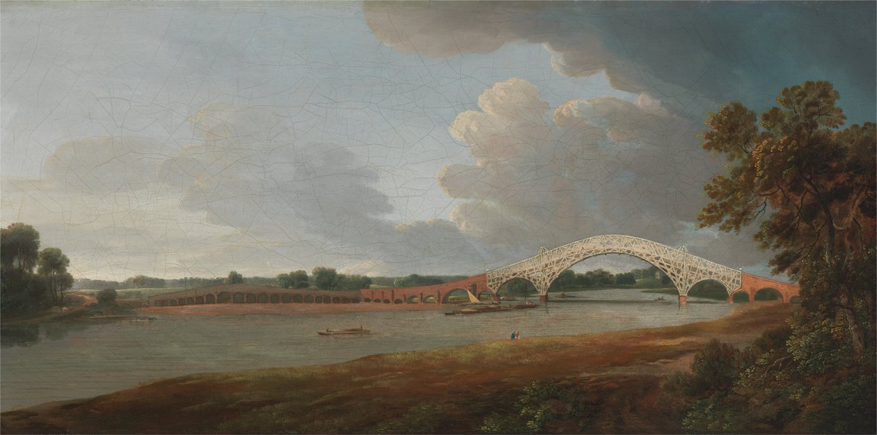 Den gamle Walton Bridge af Francis Towne