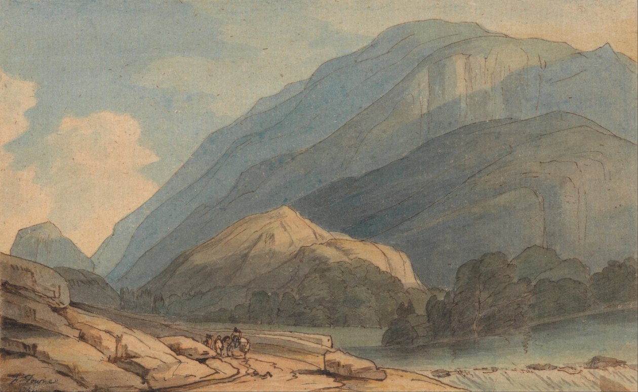 Indgangen til Borrowdale af Francis Towne