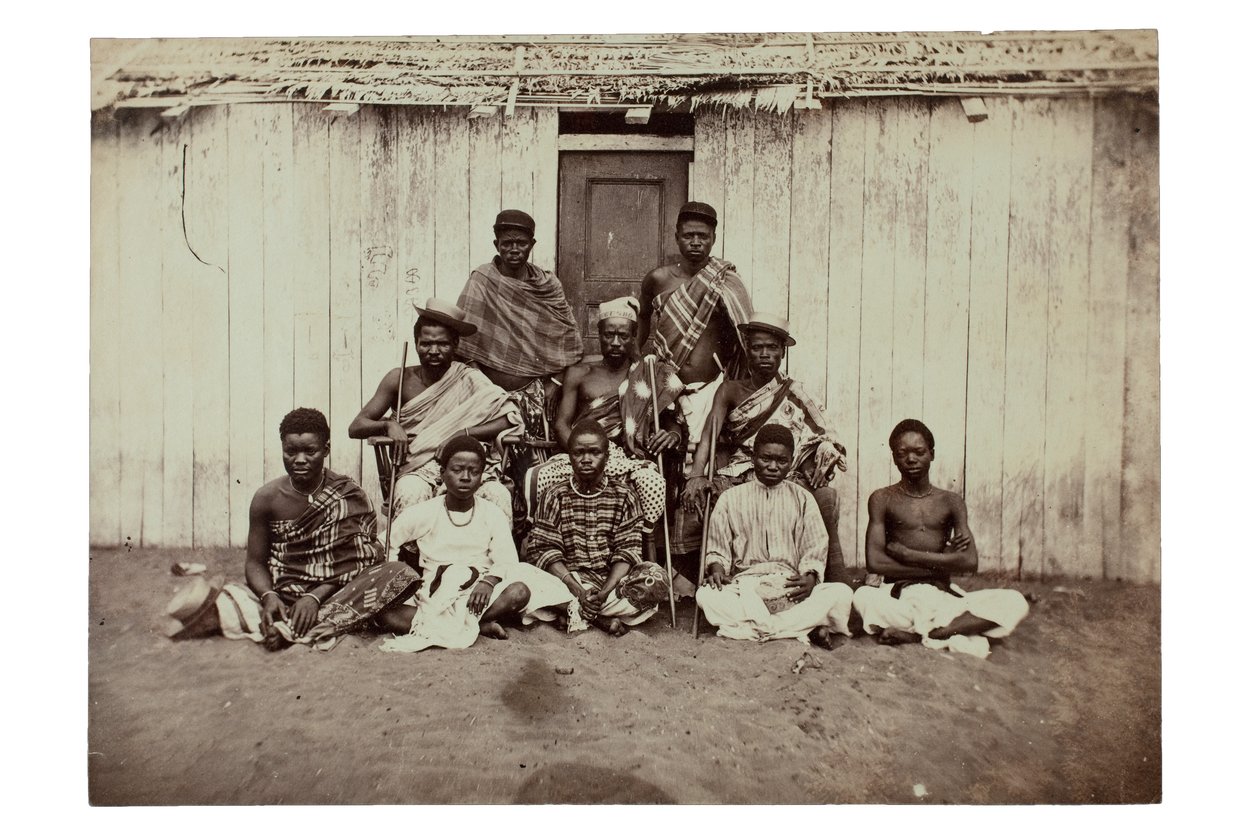 En afrikansk konge (albumin print) af Francis W. Joaque