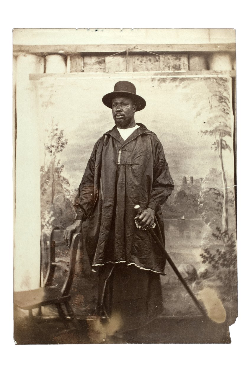 King of Brass, Nigeria, ca. 1875 (albumin print) af Francis W. Joaque