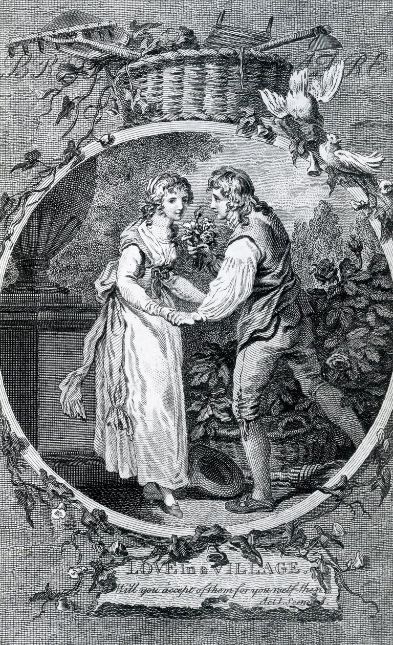 Kærlighed i en landsby, 1791 af Francis Wheatley