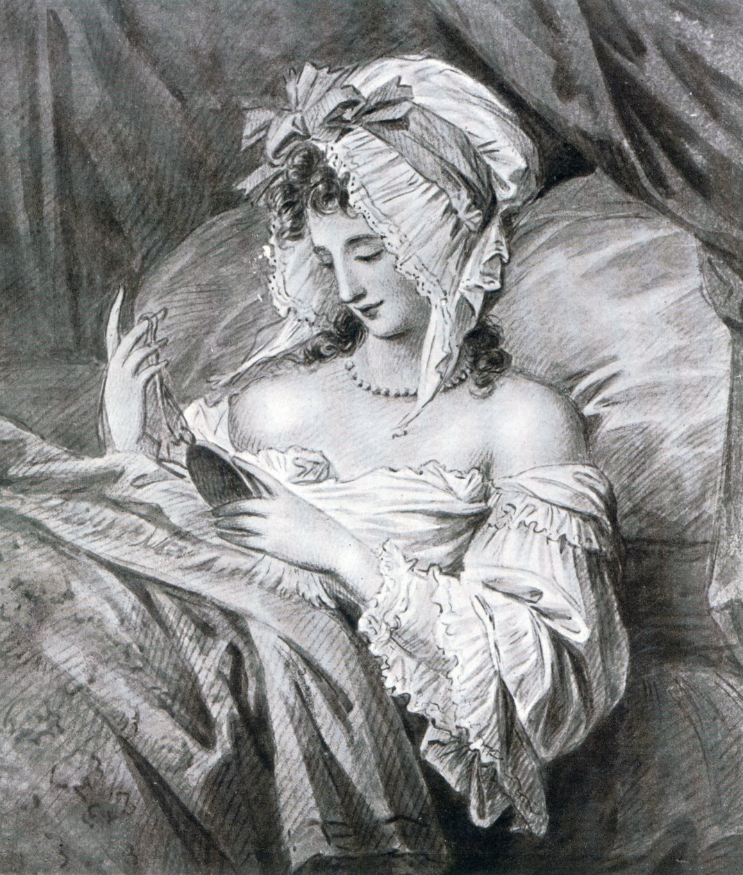 Portræt af Clara Maria Pope (1768-1838) af Francis Wheatley