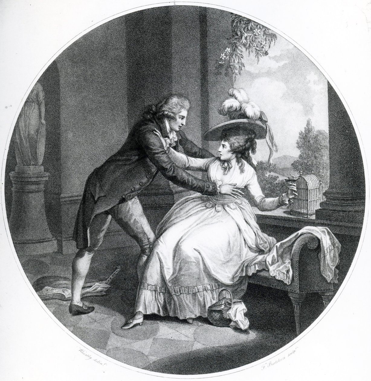 Guldfinken, 1789 af Francis Wheatley