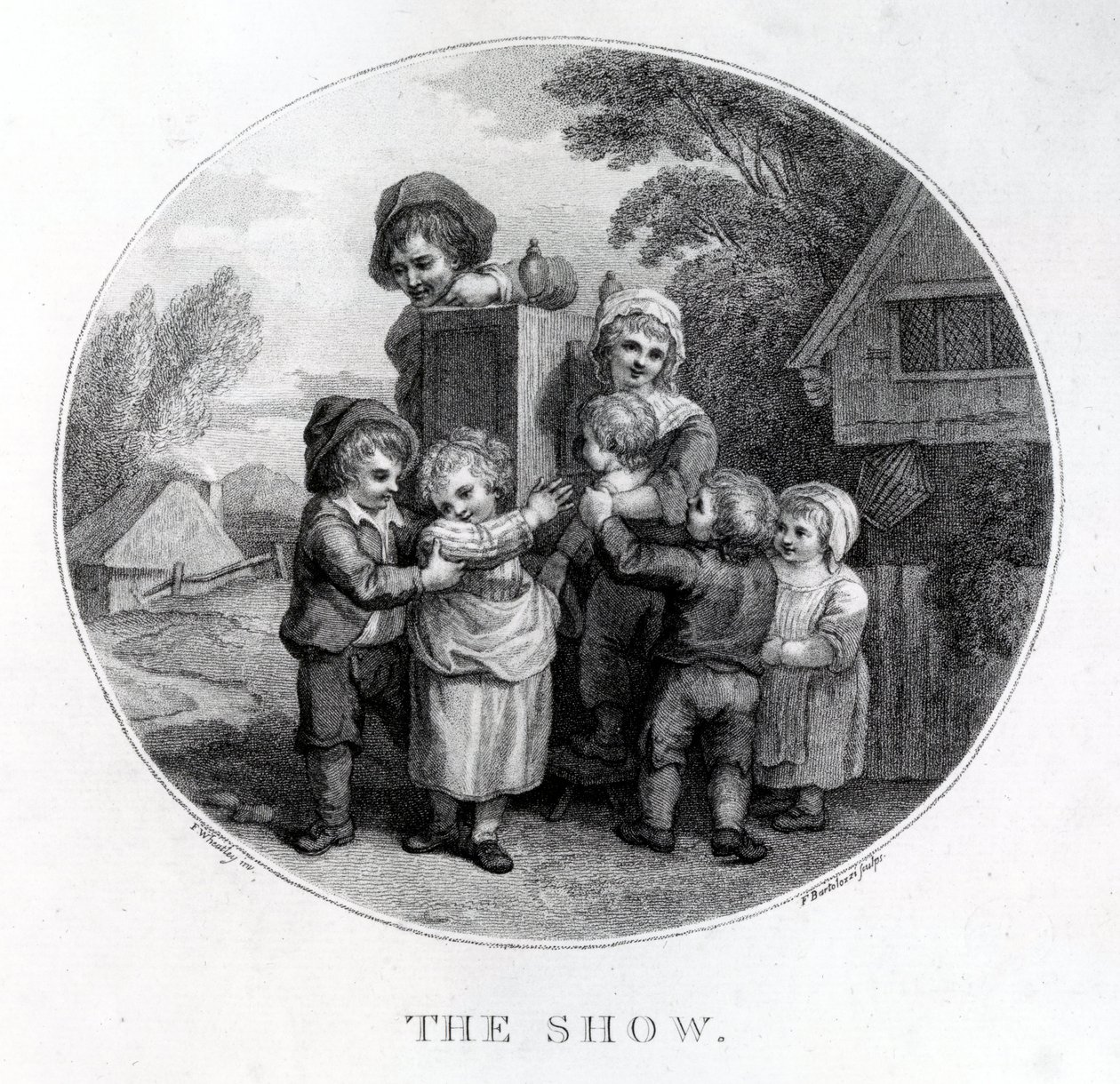 The Peep Show, 1789 af Francis Wheatley