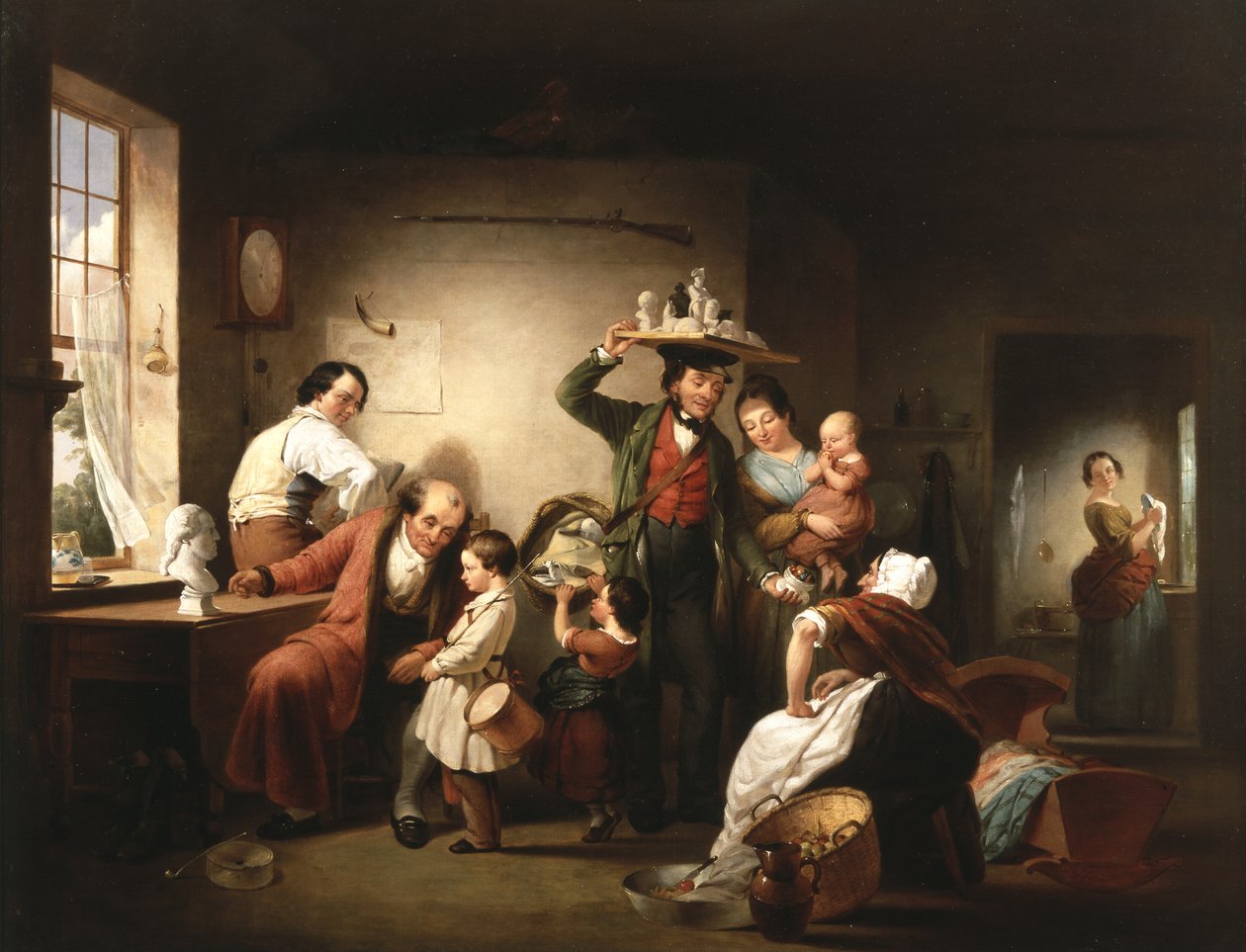 Billedhandleren, ca. 1844 af Francis William Edmonds