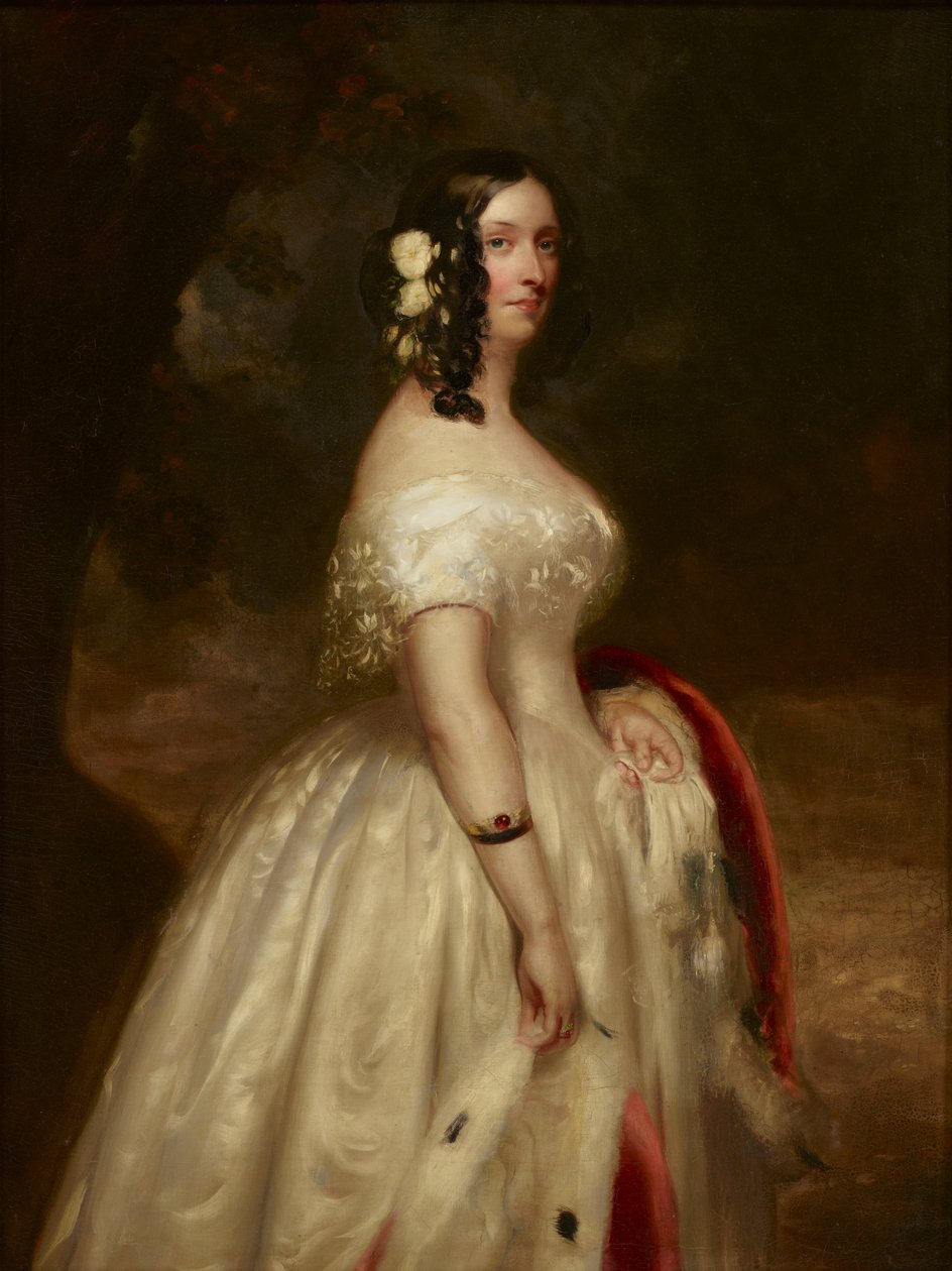 Portræt af en dame af Francis Xavier Winterhalter