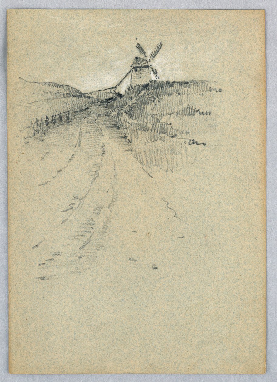En vindmølle af Francis Augustus Lathrop