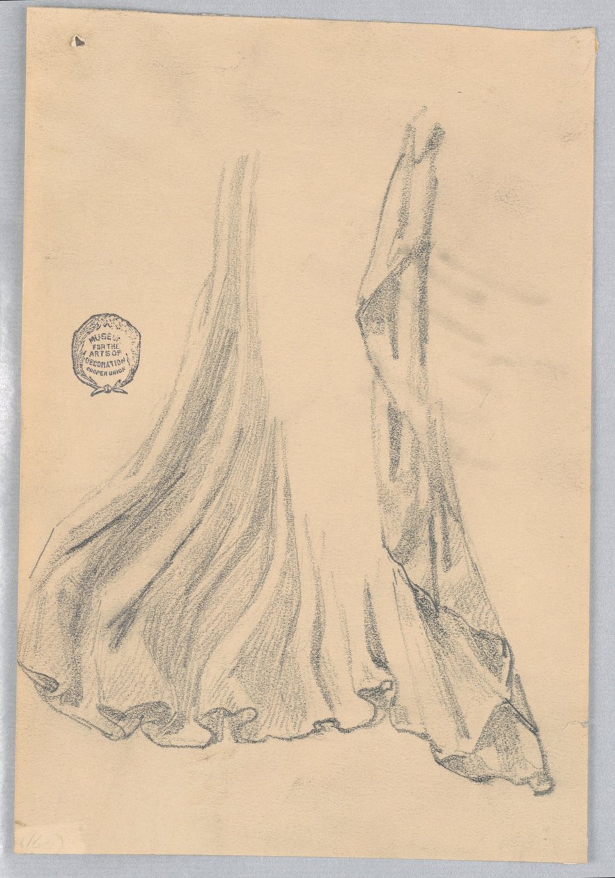 Draperi undersøgelse af Francis Augustus Lathrop