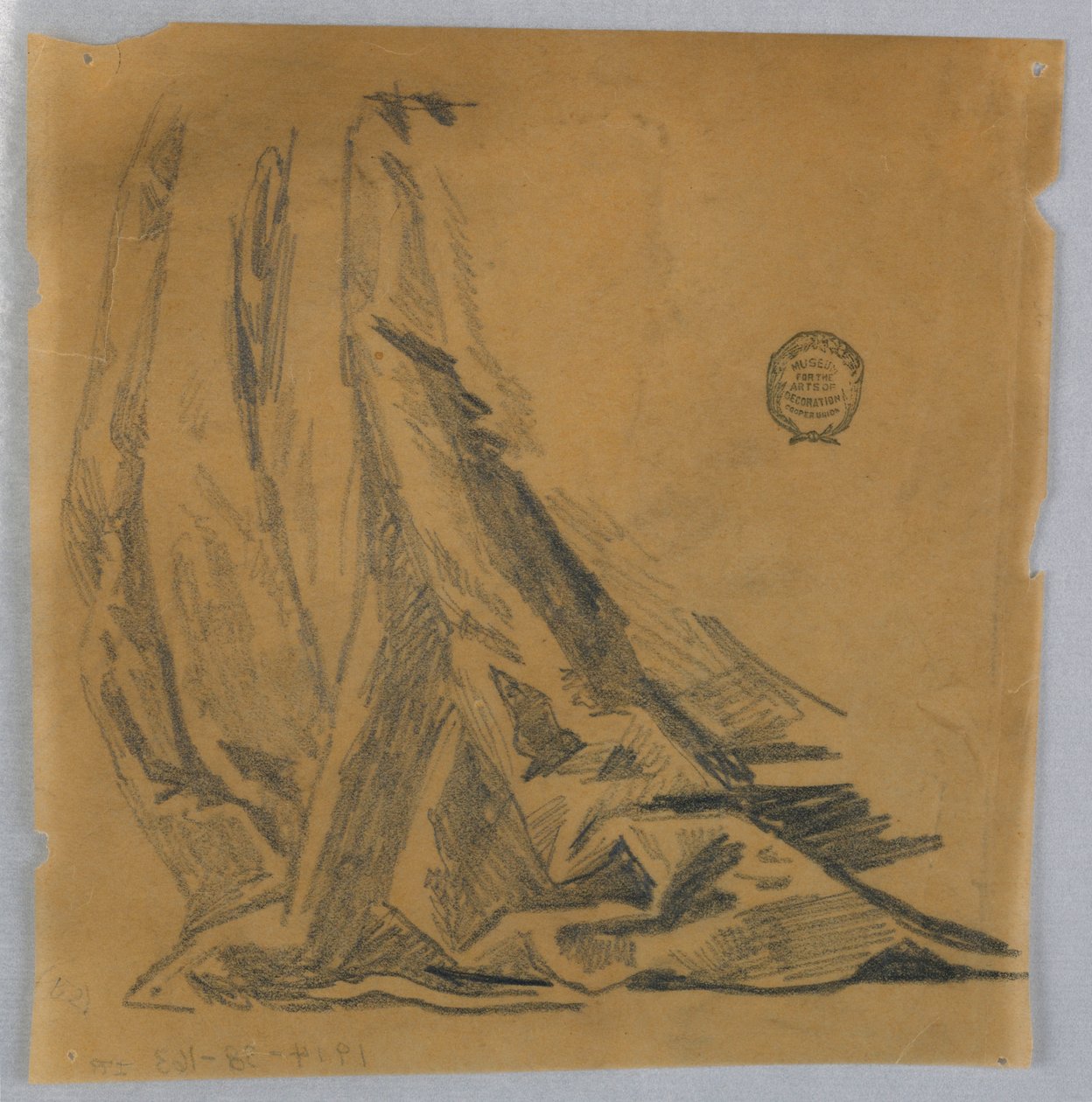 Draperi undersøgelse af Francis Augustus Lathrop