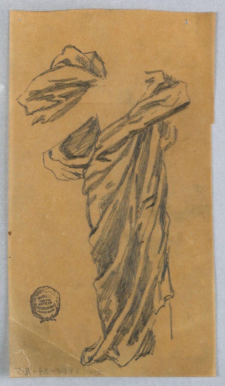 Draperi undersøgelse af Francis Augustus Lathrop