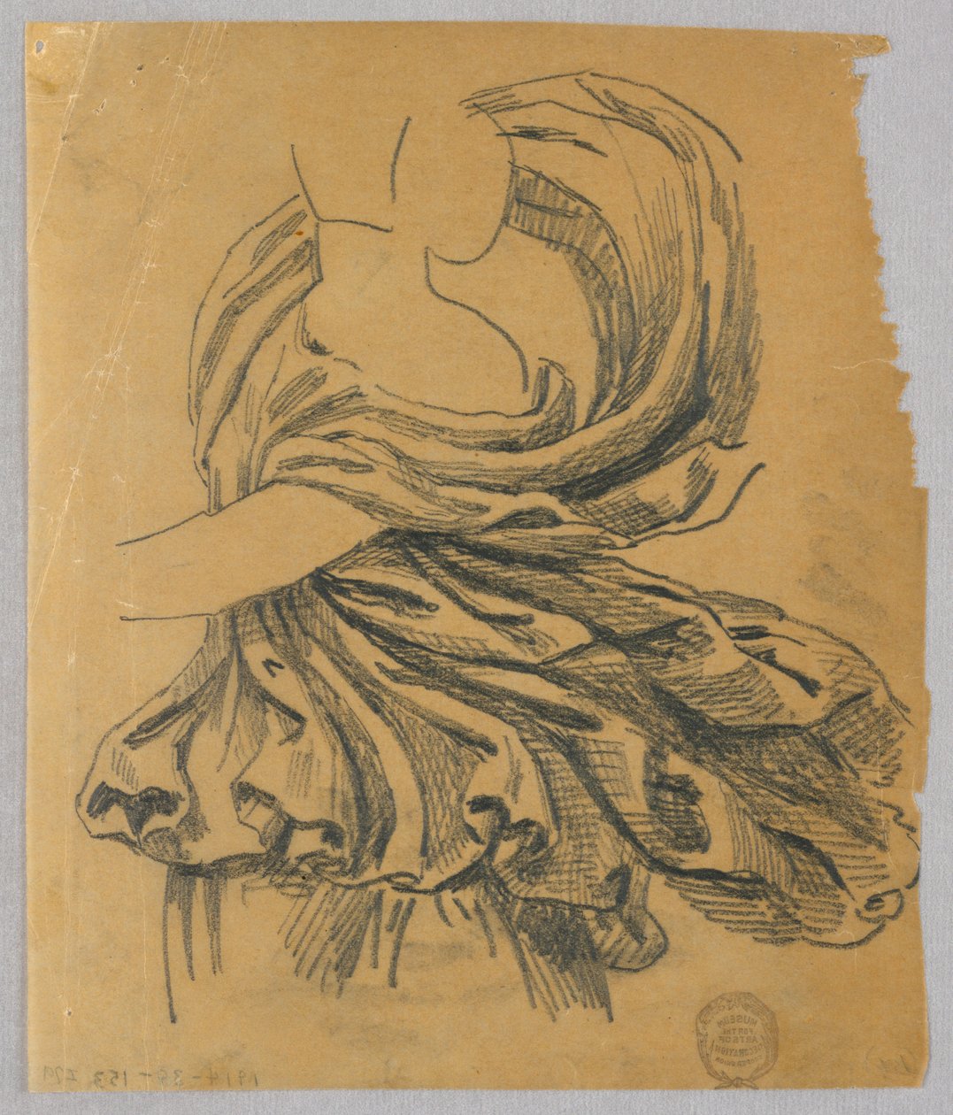Draperi undersøgelse af Francis Augustus Lathrop