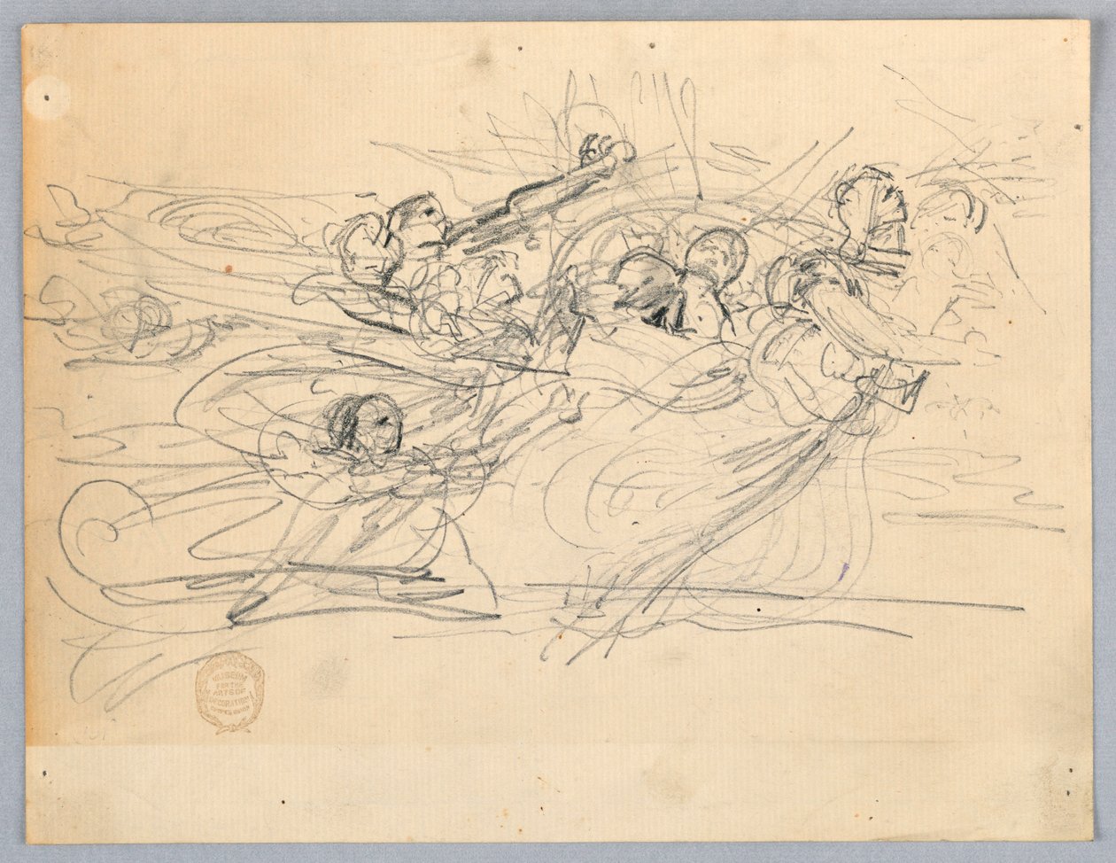 Gruppe af engle af Francis Augustus Lathrop