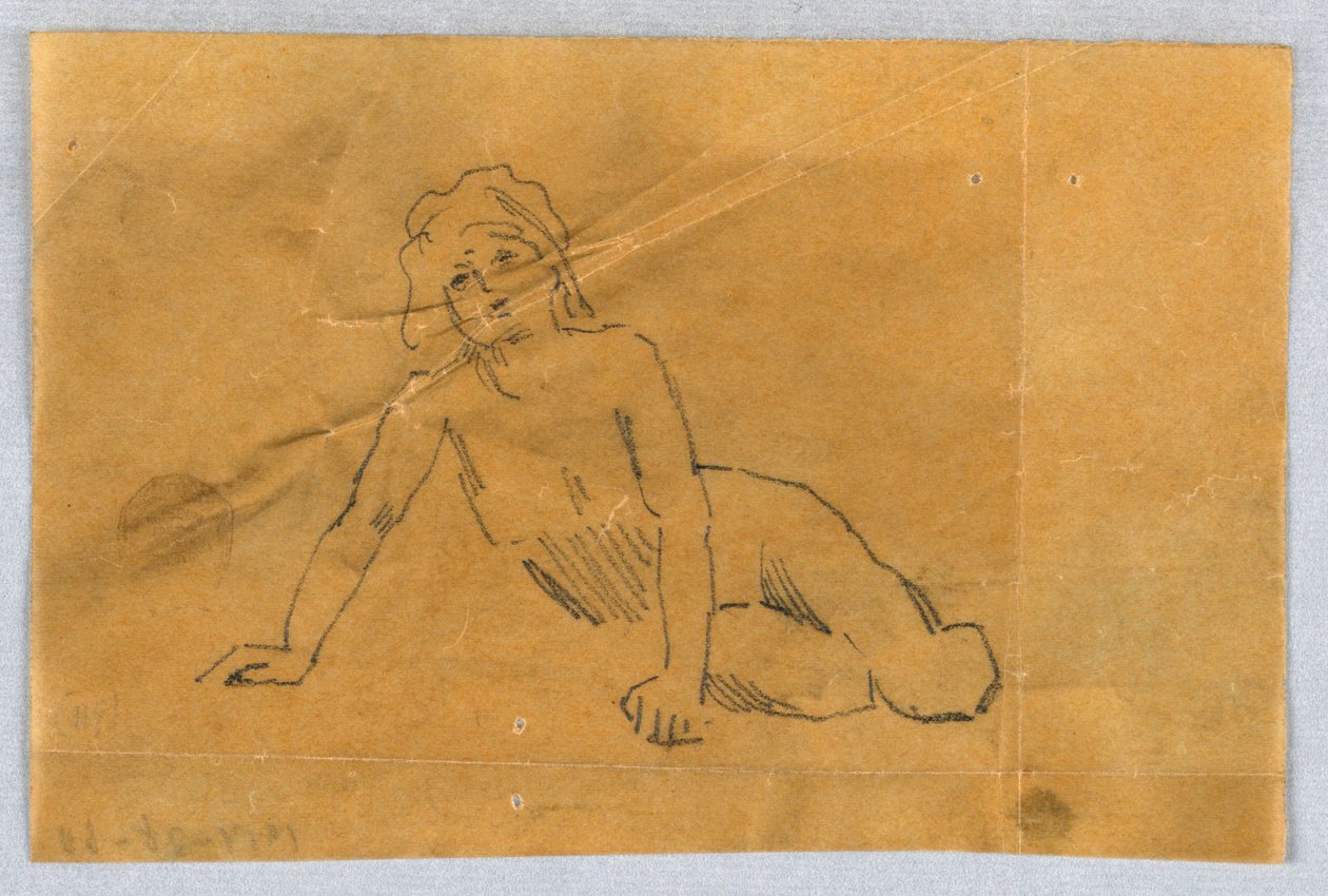 Skitse til Putto af Francis Augustus Lathrop
