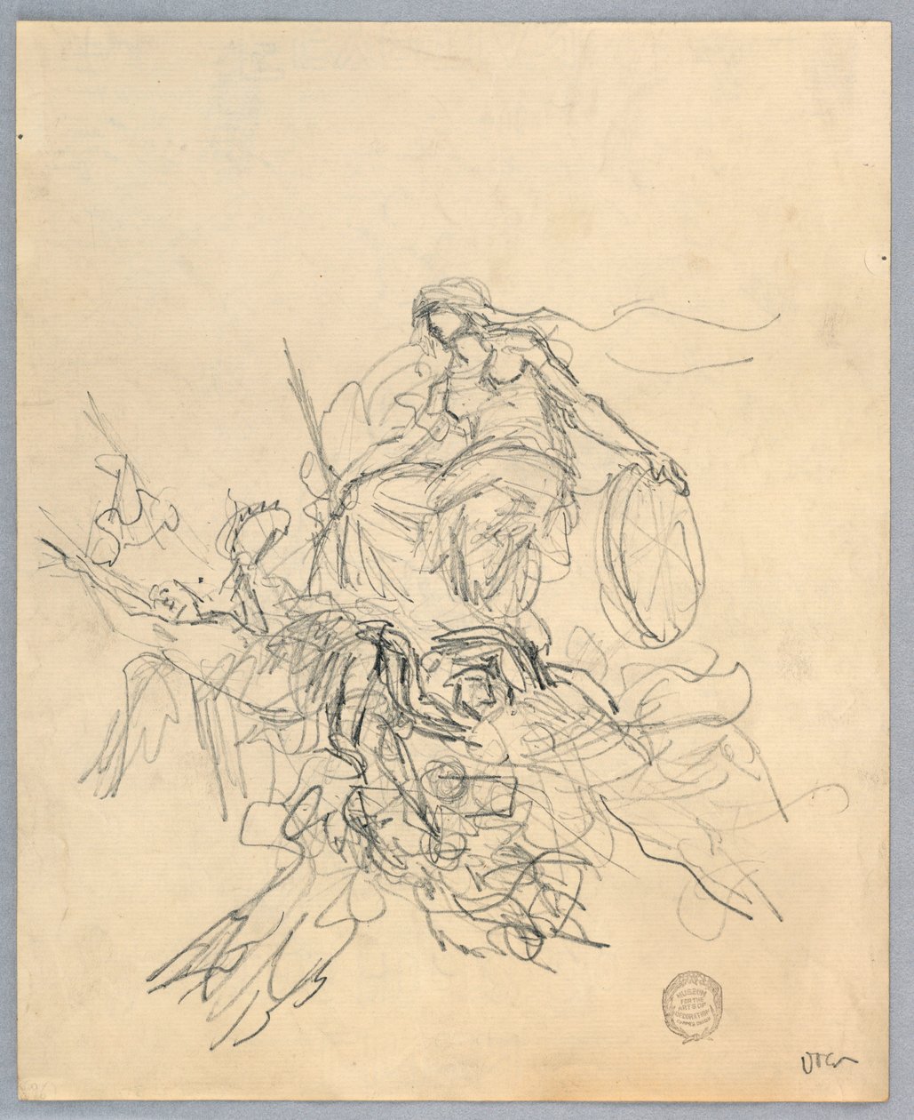 Skitse af Fortuna af Francis Augustus Lathrop