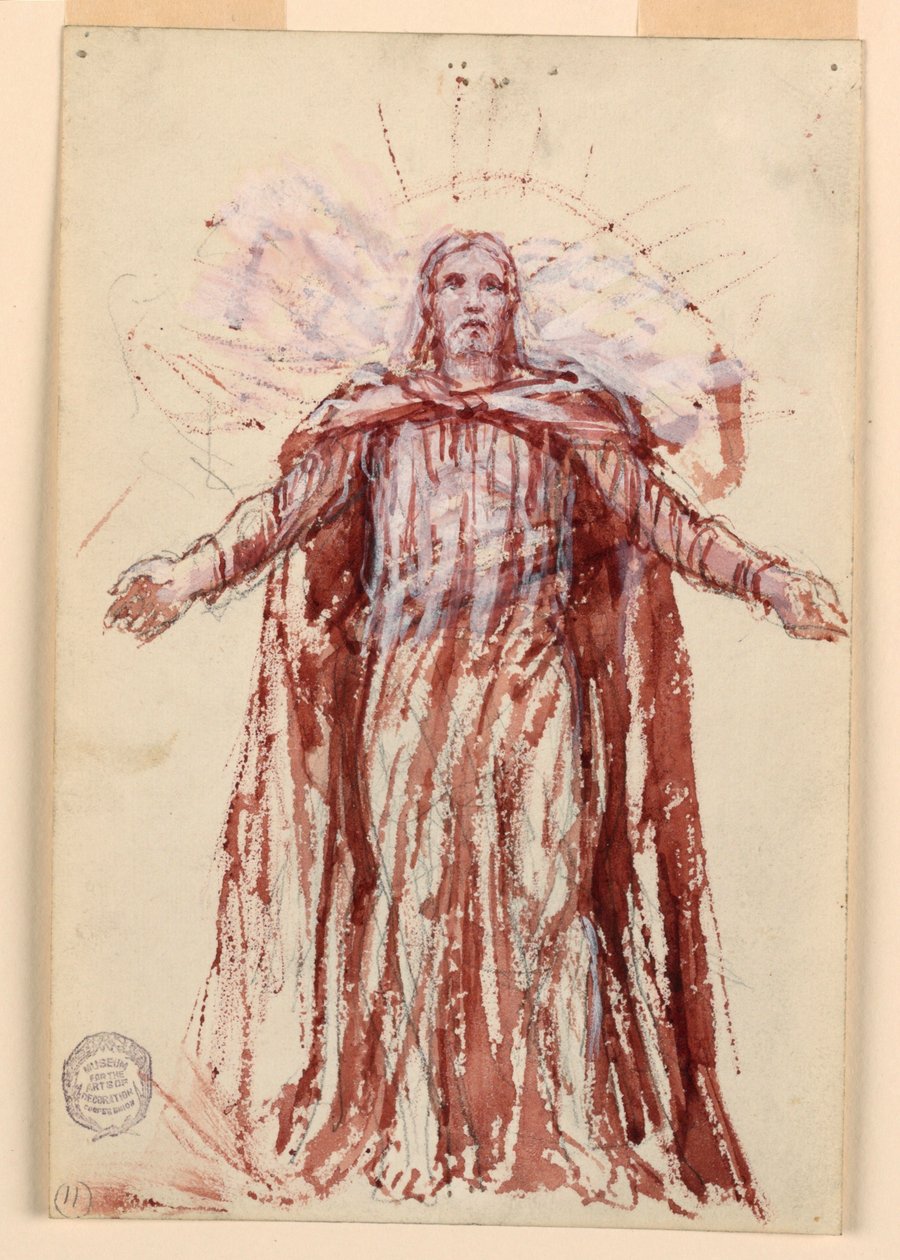 Study for Christ, Chancel of St. Bartholomew, New York af Francis Augustus Lathrop