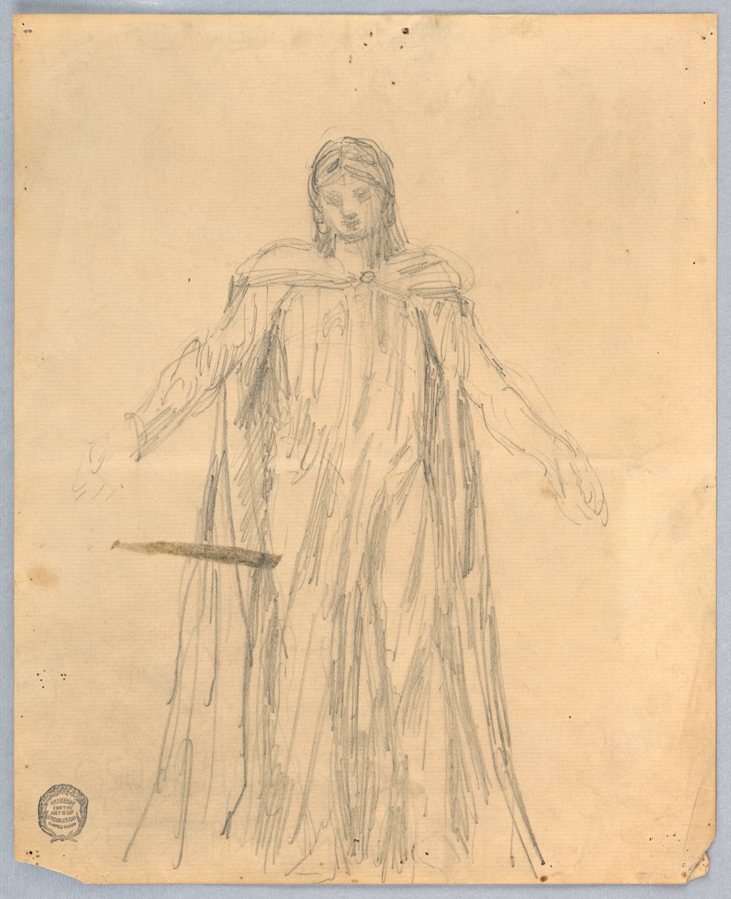 Study for Christ, Chancel of St. Bartholomew, New York af Francis Augustus Lathrop