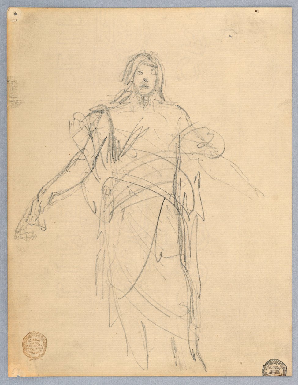 Study for Christ, Chancel of St. Bartholomew, New York af Francis Augustus Lathrop