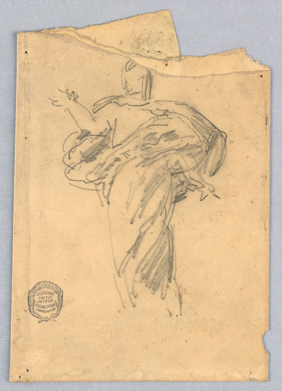 Study for Christ, Chancel of St. Bartholomew, New York af Francis Augustus Lathrop
