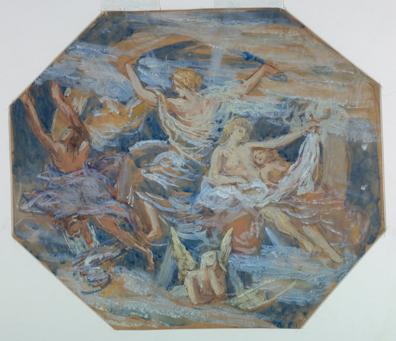 Studie til "Zodiac" af Francis Augustus Lathrop