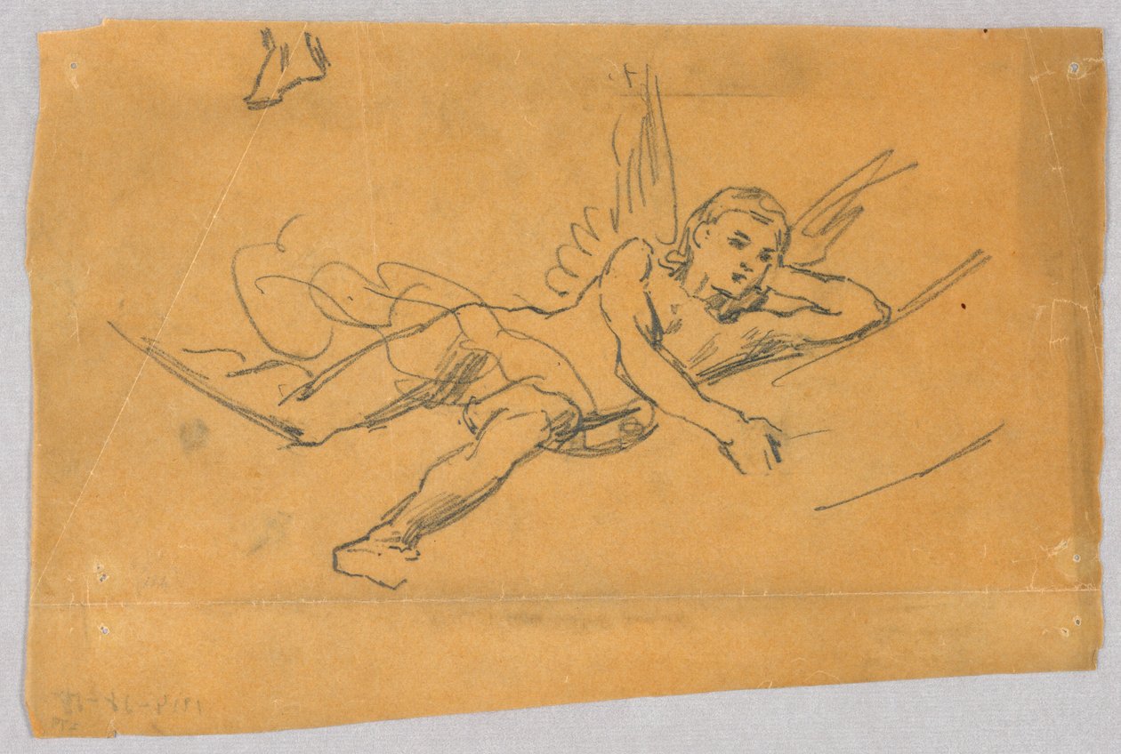 Studie til "Zodiac" af Francis Augustus Lathrop