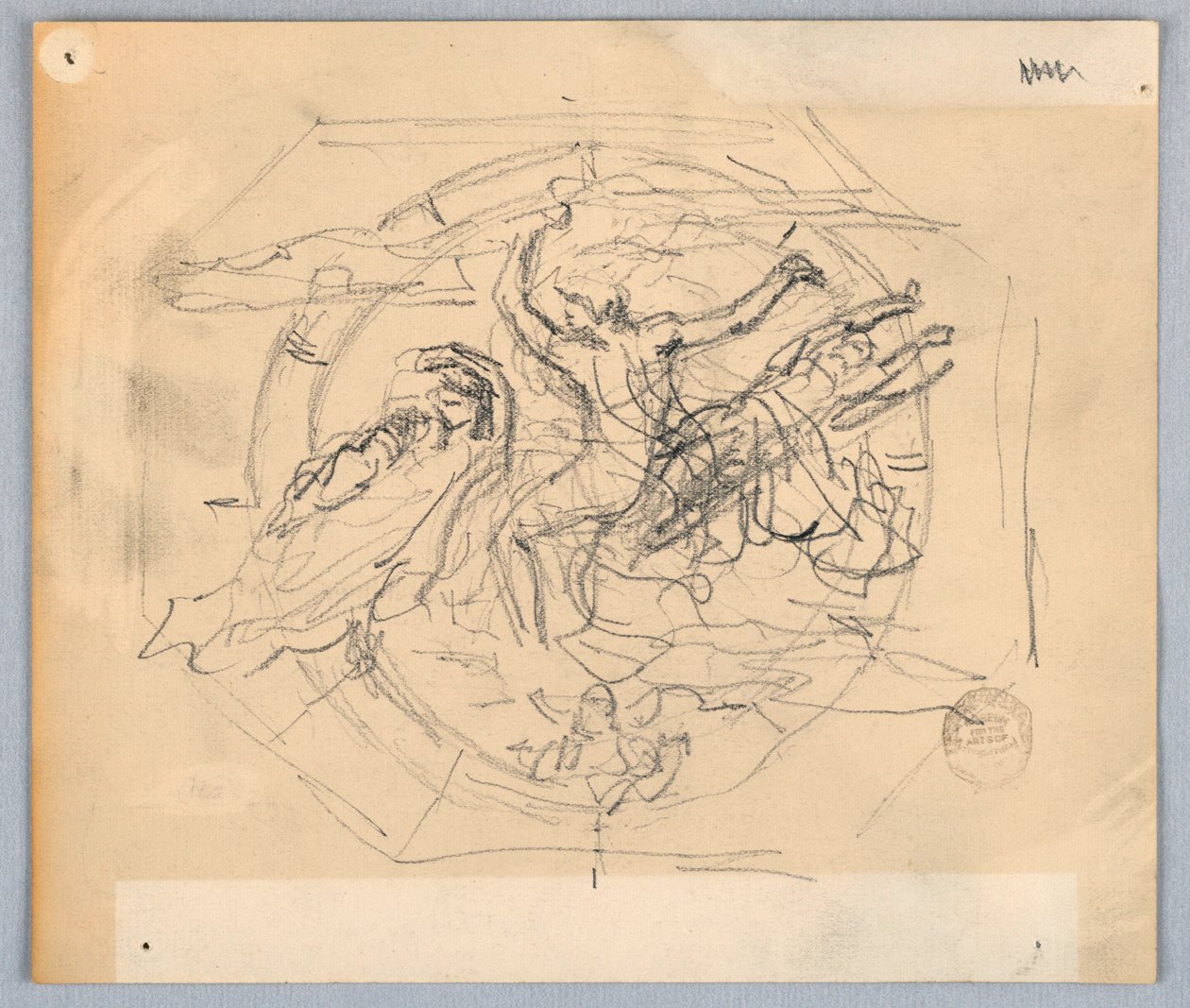 Studie til "Zodiac" af Francis Augustus Lathrop