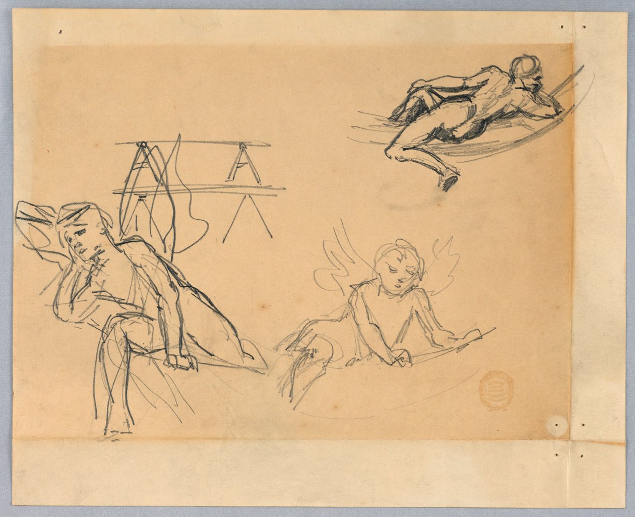 Studie til "Zodiac" af Francis Augustus Lathrop