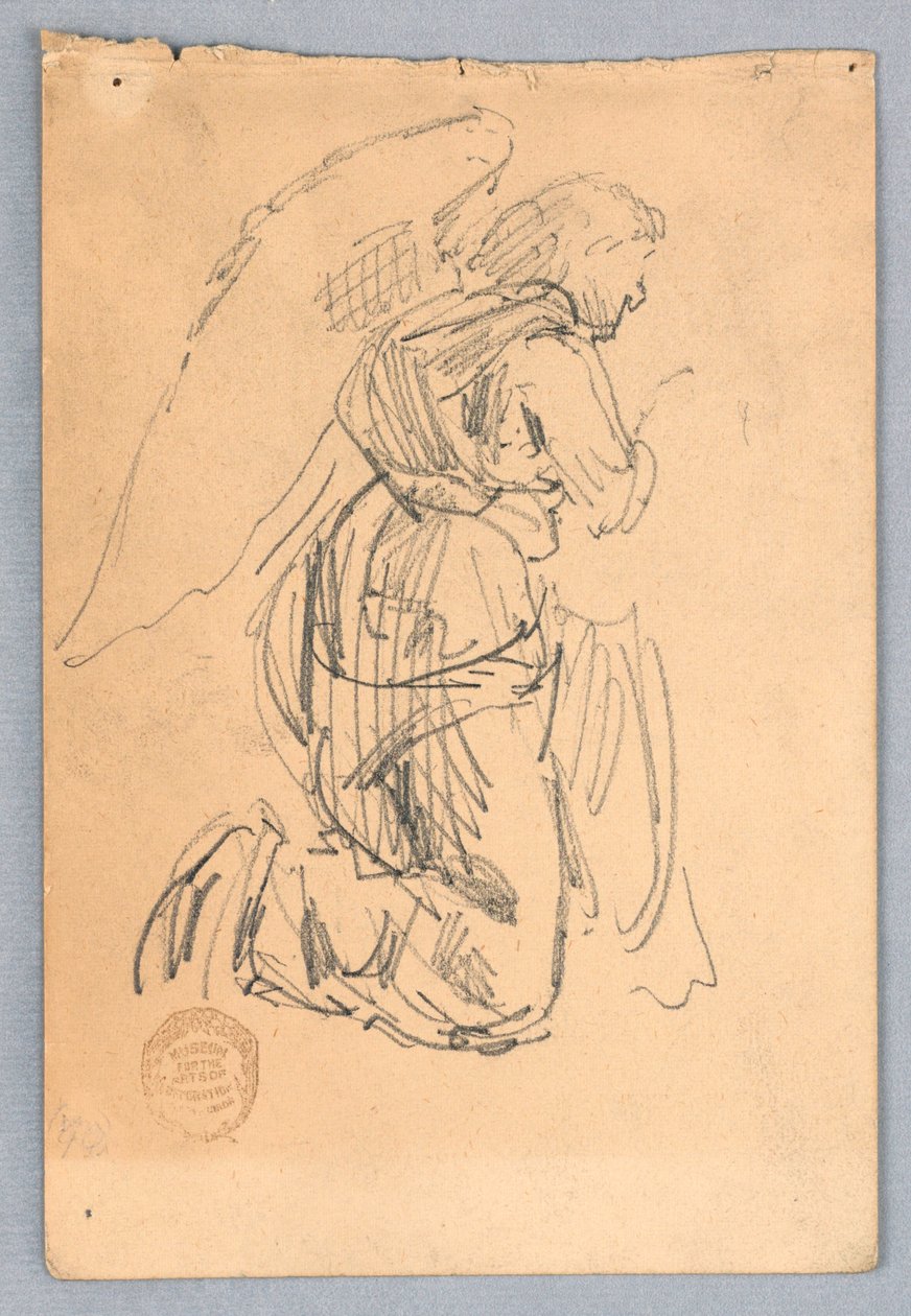 Studer for en engel i tilbedelse af Francis Augustus Lathrop